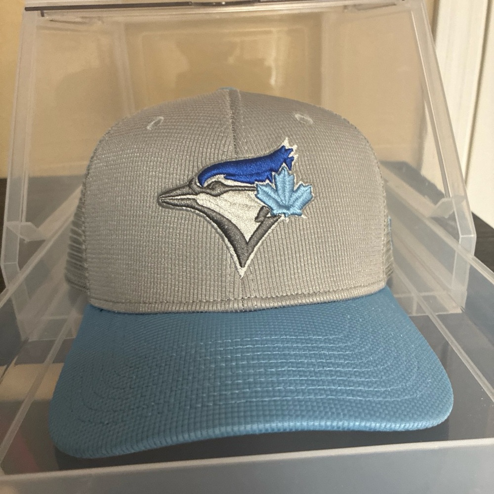 New Era Gray and Blue Cap